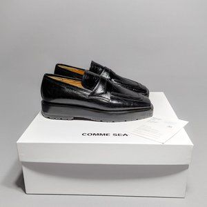 Black Square Loafers